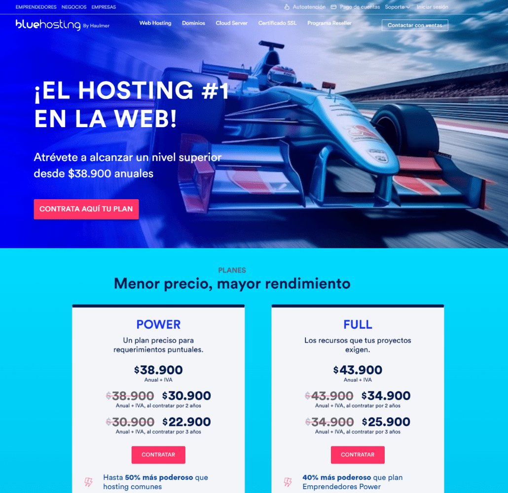 Web Bluehosting